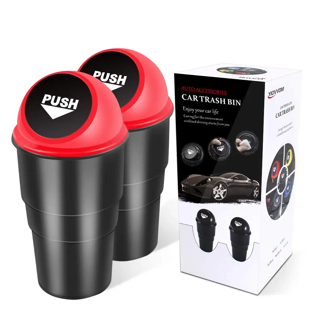 Push-Top Car Trash Bin For Cup Holder – Compact Leakproof Garbage Container For Vehicle Interior, Back Seat, Office Or Home
Push-Top Car Trash Bin For Cup Holder – Compact Leakproof Garbage Container For Vehicle Interior, Back Seat, Office Or Home