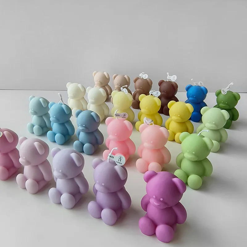 Silicone Candle Mold 3D Cute Cartoon Bear mould Diy Handmade Soap Plaster Ice Cube craft Birthday Party Wedding Gift Making tool
Silicone Candle Mold 3D Cute Cartoon Bear mould Diy Handmade Soap Plaster Ice Cube craft Birthday Party Wedding Gift Making tool