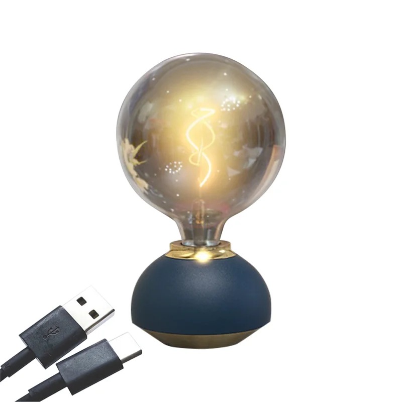 N08R Glass LED Table Lamp Touch Dimmable Table Lamp Bulb Shaped Table Lamp For Indoor Decor Bedroom Table Lamp Durable Blue
N08R Glass LED Table Lamp Touch Dimmable Table Lamp Bulb Shaped Table Lamp For Indoor Decor Bedroom Table Lamp Durable Blue