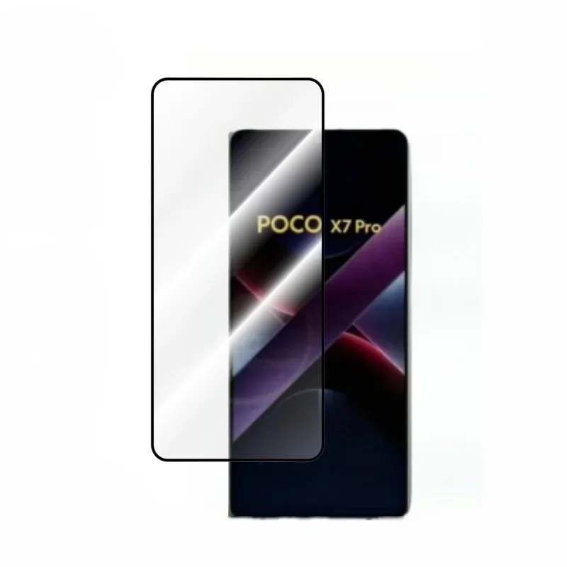 2PCS Tempered Glass For Xiaomi POCO X7 Pro Full Cover Black Edge Protective Film Screen Protector For PocoX7Pro POCOX7 5G 
2PCS Tempered Glass For Xiaomi POCO X7 Pro Full Cover Black Edge Protective Film Screen Protector For PocoX7Pro POCOX7 5G