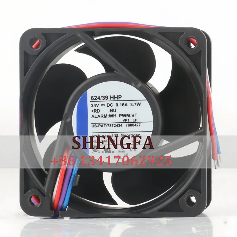 624/39 HHP Новый DC24V 155mA 3,7W 6025 4-проводной инверторный охлаждающий вентилятор 60*60*25 мм
624/39 HHP Новый DC24V 155mA 3,7W 6025 4-проводной инверторный охлаждающий вентилятор 60*60*25 мм