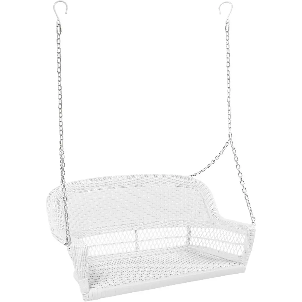 Качели для веранды из искусственного ротанга, белые
Качели для веранды из искусственного ротанга, белые