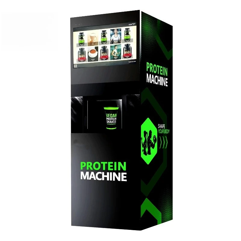 Automatic Hot Cold Protein Shakes Vending Machine Customized Energy Drink With Water Chiller For Gym Sports Center
Automatic Hot Cold Protein Shakes Vending Machine Customized Energy Drink With Water Chiller For Gym Sports Center