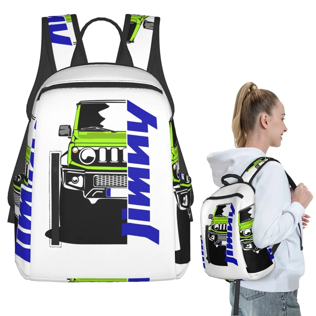 Suzuki Jimny Green Backpack Student BookBag Kids School Bag Laptop Shoulder Bags Boys Girls
Suzuki Jimny Green Backpack Student BookBag Kids School Bag Laptop Shoulder Bags Boys Girls