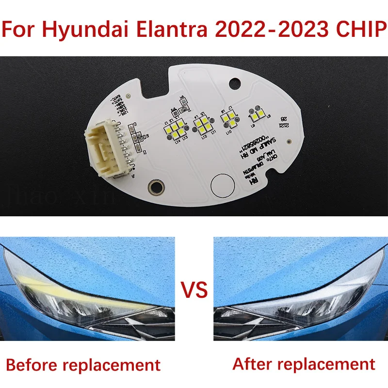 Car Daytime Lights DRL CHIP Circuit Board Ballast for Hyundai Elantra White Lights 2022-2023 Angel Eyes Light Source Module Chip
Car Daytime Lights DRL CHIP Circuit Board Ballast for Hyundai Elantra White Lights 2022-2023 Angel Eyes Light Source Module Chip