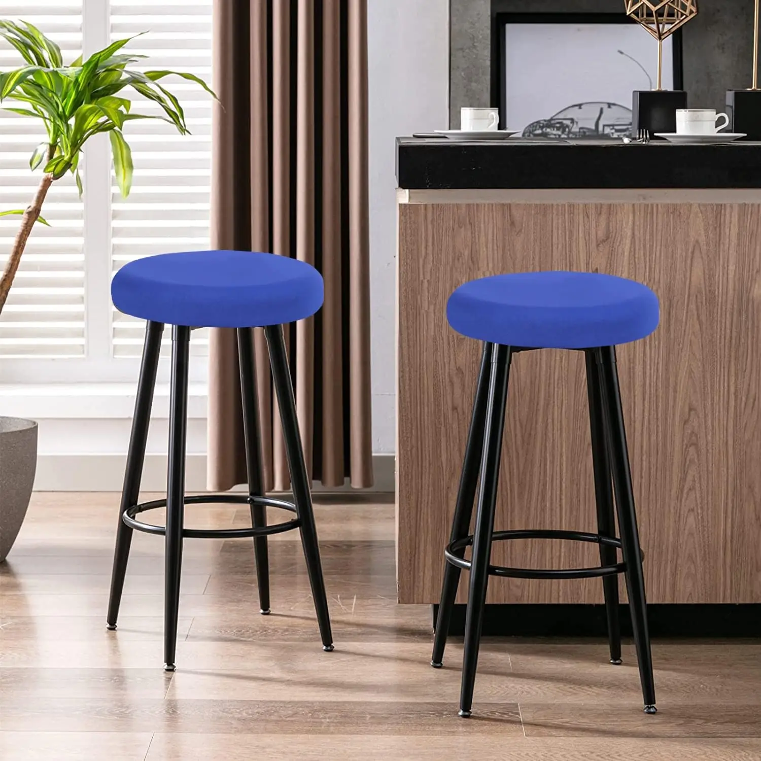 4Pcs Round Bar Stool Seat Covers Stretch Round Chair Covers For 13-16 Inch Stool Chair (Royalblue)
4Pcs Round Bar Stool Seat Covers Stretch Round Chair Covers For 13-16 Inch Stool Chair (Royalblue)