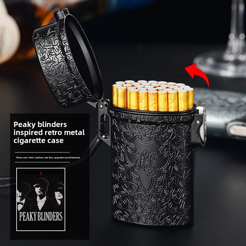 Retro Metal Three-dimensional Embossed Pattern Cigarette Case, Thick, Medium and Thin Universal Cigarette Case, Hanger Rope
Retro Metal Three-dimensional Embossed Pattern Cigarette Case, Thick, Medium and Thin Universal Cigarette Case, Hanger Rope