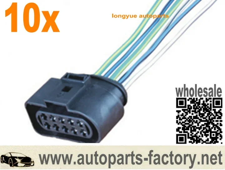Longyue 10pcs 10-pin 6 Wire 1J0 973 735 For VW Connector Wiring Harness 1J0973735
Longyue 10pcs 10-pin 6 Wire 1J0 973 735 For VW Connector Wiring Harness 1J0973735