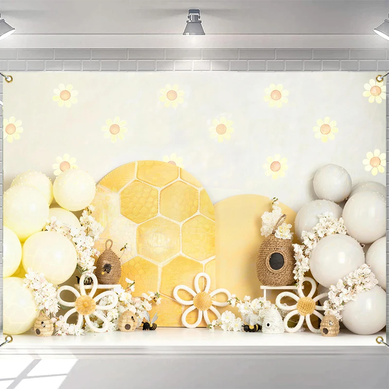 LS Cute Bee Honeycomb Backdrops Kids Baby 1st Birthday Cake Smash Props Child Photocall Decors Photography Backgrounds
LS Cute Bee Honeycomb Backdrops Kids Baby 1st Birthday Cake Smash Props Child Photocall Decors Photography Backgrounds