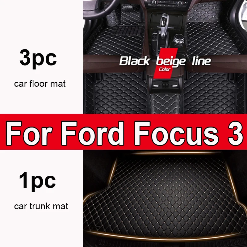 Напольный коврик из искусственной кожи для автомобиля Ford Focus 3 MK3 2014 2015 2016 2017
Напольный коврик из искусственной кожи для автомобиля Ford Focus 3 MK3 2014 2015 2016 2017