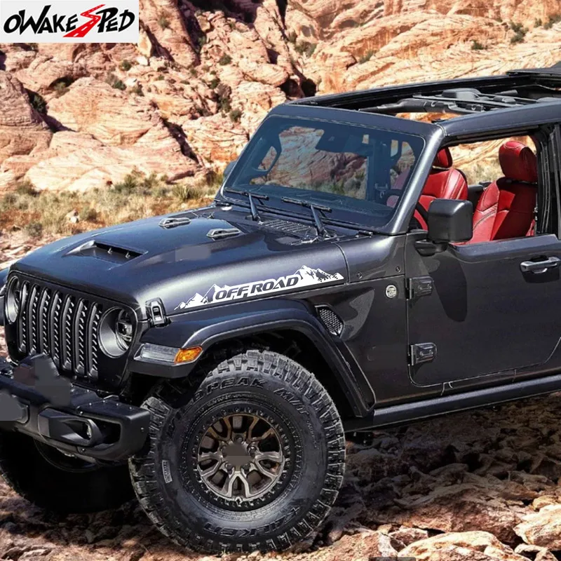 For Jeep Wrangler JK JL TJ YJ Car Hood Cover Side Stickers World Map Mountain Off Road Graphics Vinyl Decals Auto DIY Accessorie
For Jeep Wrangler JK JL TJ YJ Car Hood Cover Side Stickers World Map Mountain Off Road Graphics Vinyl Decals Auto DIY Accessorie