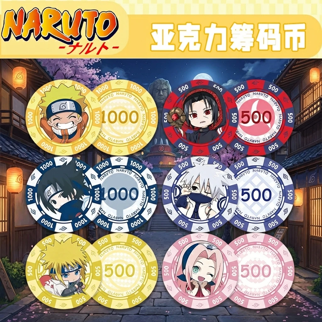 Акриловые фишки для покера с аниме-персонажами Наруто, двусторонние, с высоким разрешением, разные изображения, 2D, для косплея, декорации, коллекционные подарки
Акриловые фишки для покера с аниме-персонажами Наруто, двусторонние, с высоким разрешением, разные изображения, 2D, для косплея, декорации, коллекционные подарки