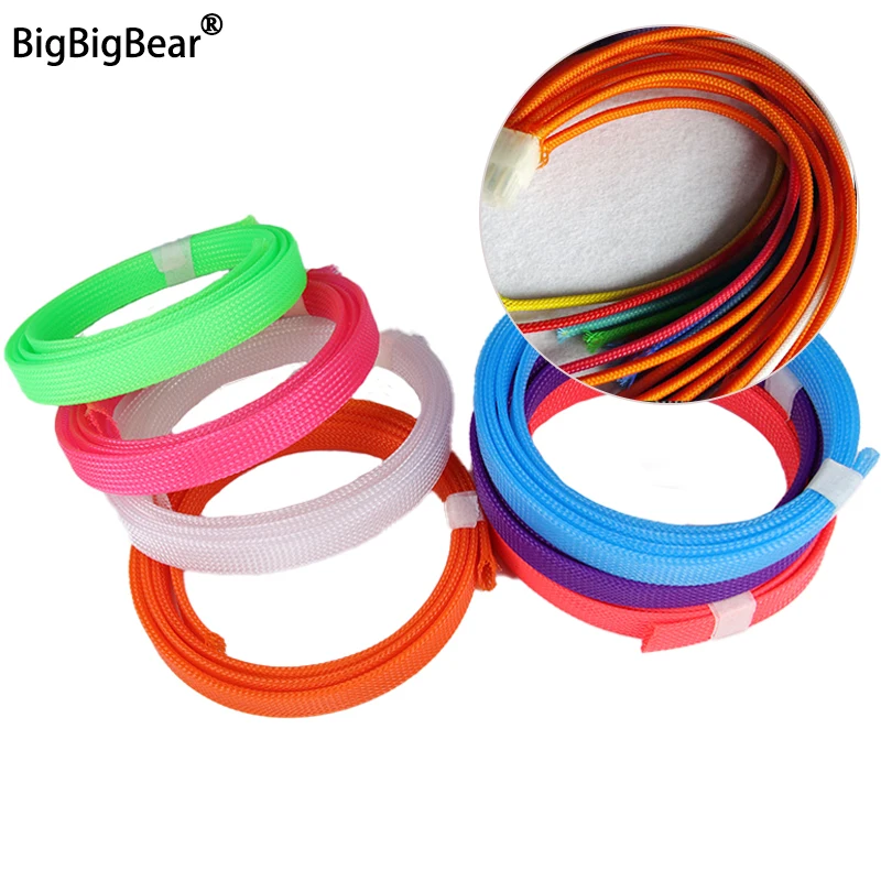 1~50m New PET Expandable Braided Sleeve 2 4 6 8 10 12 14 16 20 25 30 40mm Tight High Density Cable Insulated Protection Sheath
1~50m New PET Expandable Braided Sleeve 2 4 6 8 10 12 14 16 20 25 30 40mm Tight High Density Cable Insulated Protection Sheath