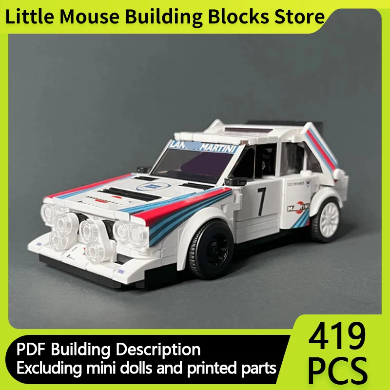 Speed Champion Model MOC Building Bricks Rally Racing Delta S4 Modular Technology Gifts Holiday Assemble Children Toys Suit
Speed Champion Model MOC Building Bricks Rally Racing Delta S4 Modular Technology Gifts Holiday Assemble Children Toys Suit