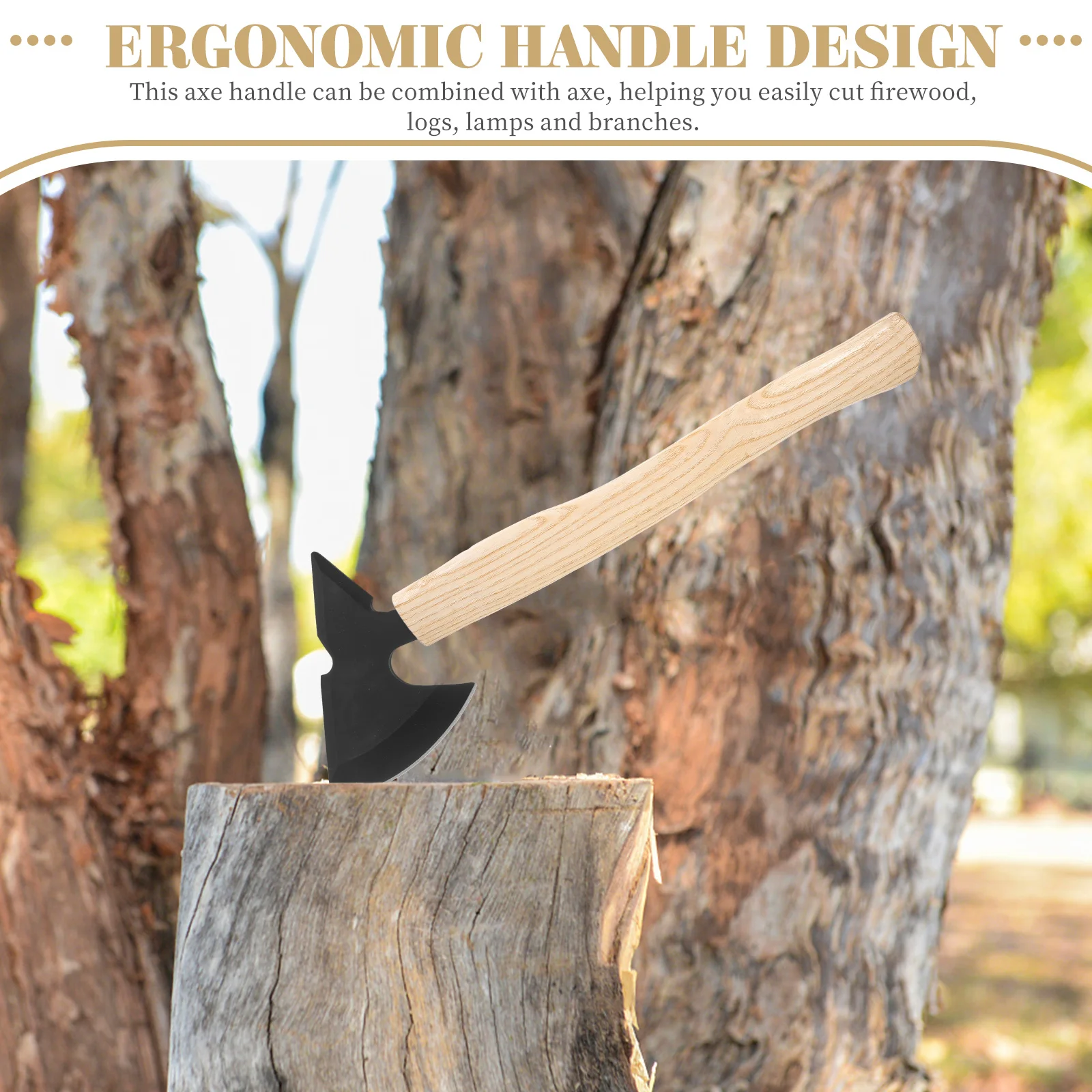 2pcs Axe Handle Wooden Hardwood Handles Replacement 38Cm Durable Design Camping Tools Hatchet Accessories Garden Chopping Hand
2pcs Axe Handle Wooden Hardwood Handles Replacement 38Cm Durable Design Camping Tools Hatchet Accessories Garden Chopping Hand