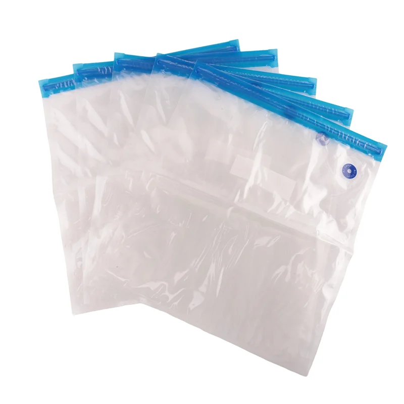 5Piece Vacuum Food Storage Zipper Bags For Electric Handheld Vacuum Sealer Pump Reusable Portable Transparent 30 X 34 Cm
5Piece Vacuum Food Storage Zipper Bags For Electric Handheld Vacuum Sealer Pump Reusable Portable Transparent 30 X 34 Cm