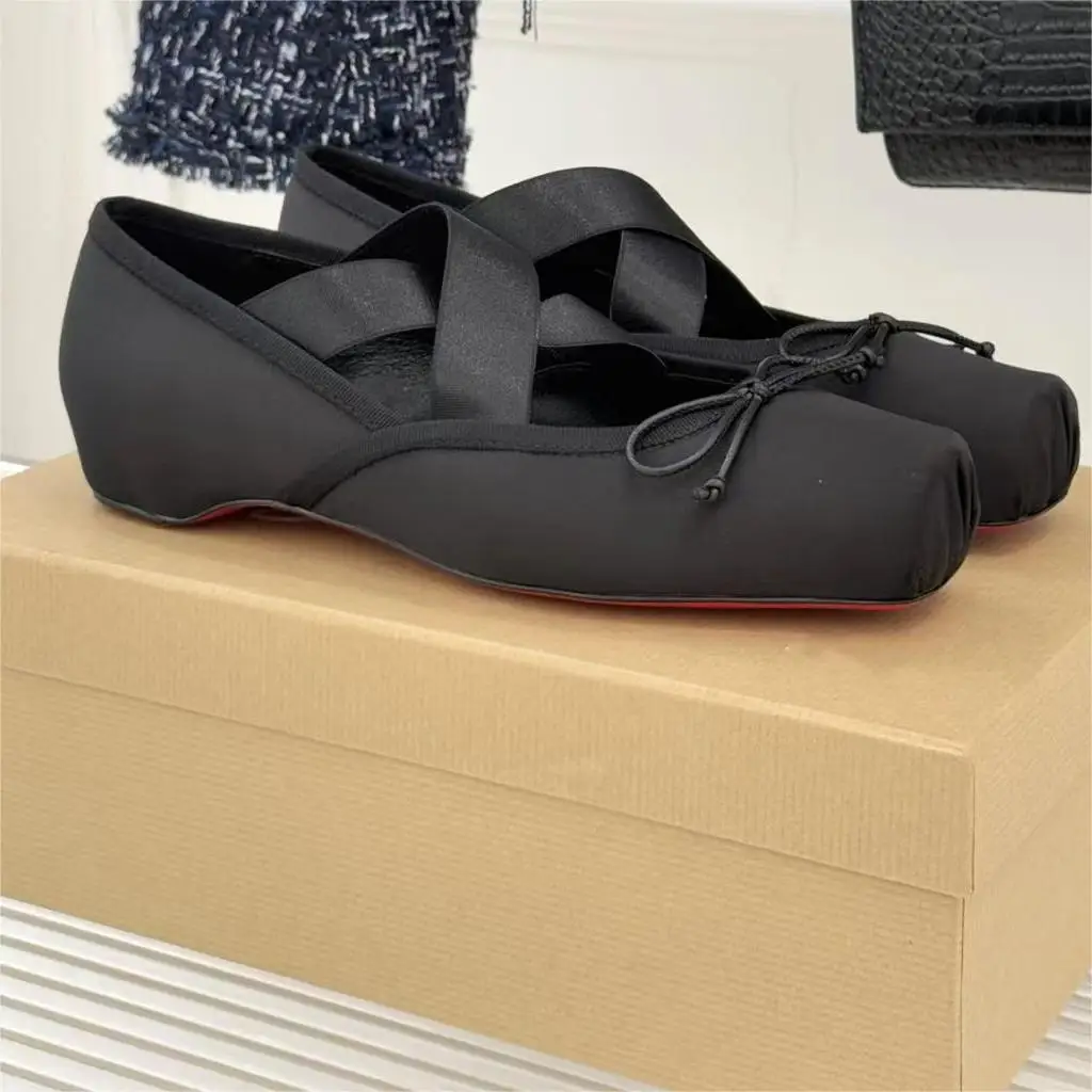 36-43 Large Size Square Toe Flat Heel Ballet Shoes With Bow Tie Single Shoes White Mary Jane Women's Shoes Red Sole Classics New
36-43 Large Size Square Toe Flat Heel Ballet Shoes With Bow Tie Single Shoes White Mary Jane Women's Shoes Red Sole Classics New