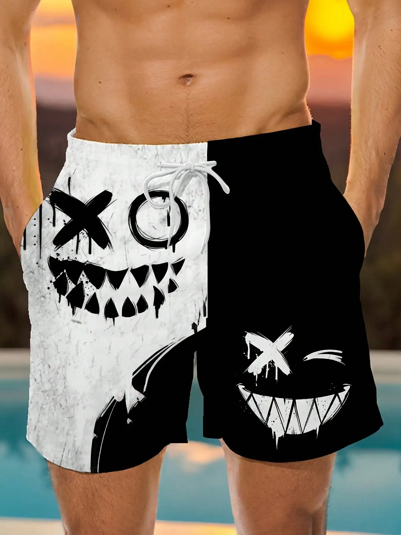 Local Delivery Men'S Cartoon Pattern Beach Shorts, Comfortable Fabric, Easy Care, Adjustable Drawstring Waistband And Pockets, Hawaiian Vacation And Pool Party Swim Trunks Digital Print,
Local Delivery Men'S Cartoon Pattern Beach Shorts, Comfortable Fabric, Easy Care, Adjustable Drawstring Waistband And Pockets, Hawaiian Vacation And Pool Party Swim Trunks Digital Print,