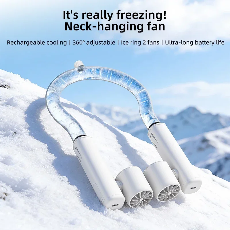 Portable Lightweight Halter Neck Air Cooling Fan Type-C Rechargeable Outdoor Travel Sport Wearable Mini Hanging Neck Fan 3Gear W
Portable Lightweight Halter Neck Air Cooling Fan Type-C Rechargeable Outdoor Travel Sport Wearable Mini Hanging Neck Fan 3Gear W