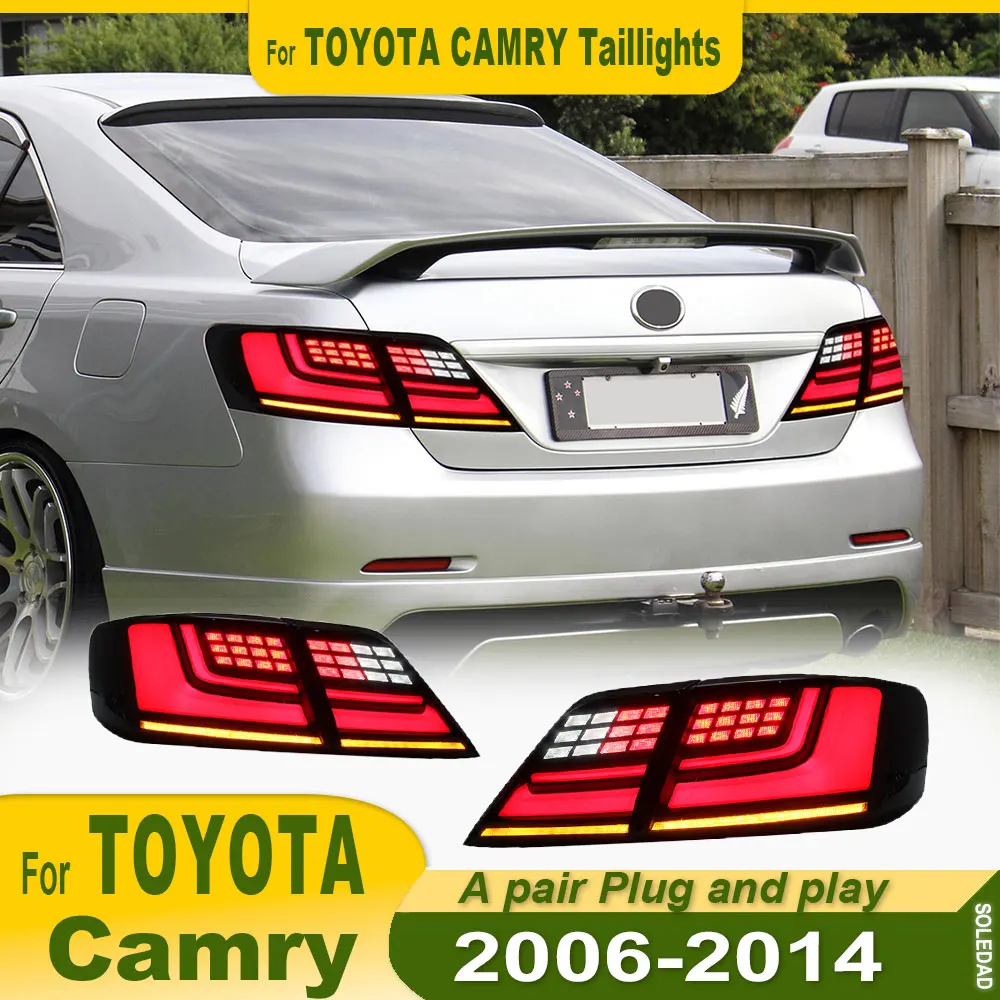 Car Taillight For Toyota Camry Taillight 2006-2014 LED Projector Tail Lamp Daytime Running Light Automotive Accessories 2PCS
Car Taillight For Toyota Camry Taillight 2006-2014 LED Projector Tail Lamp Daytime Running Light Automotive Accessories 2PCS
