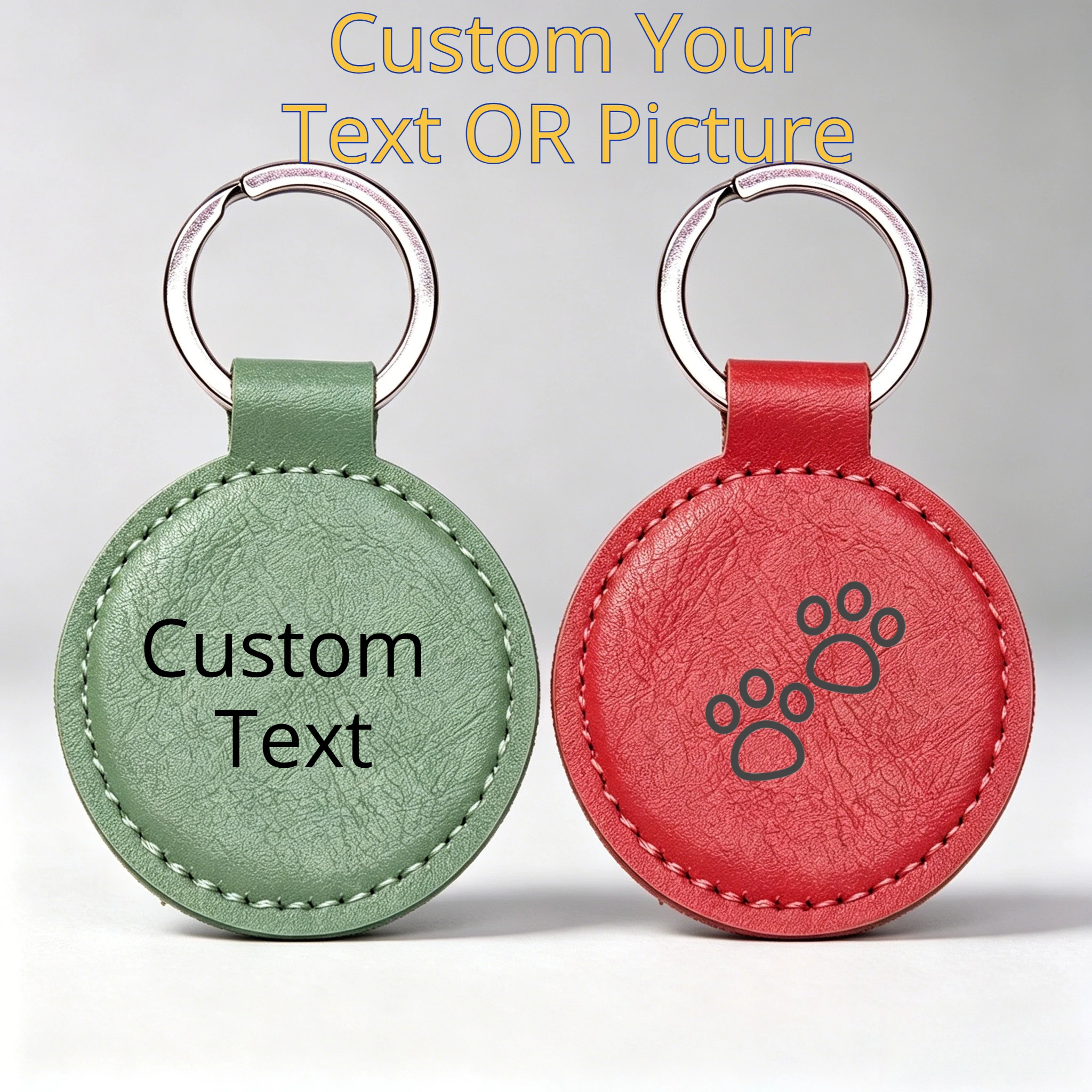 Round Circle Leather Pendant Custom Keychain Handbag Backpack Keyring Accessory Gift Name Tag Fashion Minimalist Cute Anti Loss
Round Circle Leather Pendant Custom Keychain Handbag Backpack Keyring Accessory Gift Name Tag Fashion Minimalist Cute Anti Loss