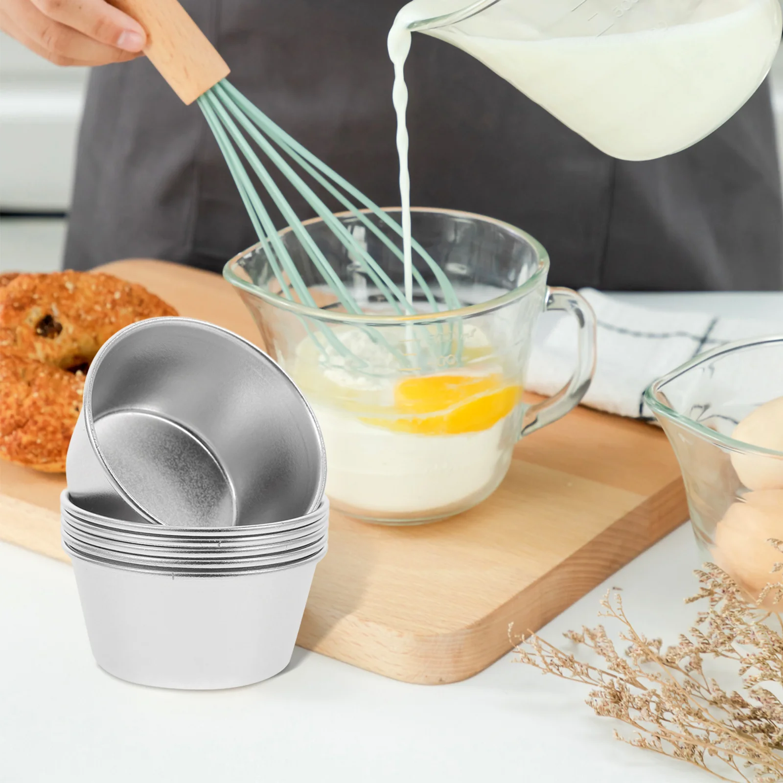 6Pcs Non-Stick Pudding Cups Carbon Steel Baking Molds for Caramel Toast Cakes Baking Supplies Pudding Cups
6Pcs Non-Stick Pudding Cups Carbon Steel Baking Molds for Caramel Toast Cakes Baking Supplies Pudding Cups