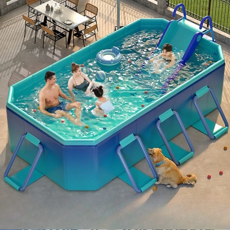 Bracket Swimming Pool Children's Household Foldable Outdoor Large Adult Swimming Pool Non-inflatable Family Baby Play Pool
Bracket Swimming Pool Children's Household Foldable Outdoor Large Adult Swimming Pool Non-inflatable Family Baby Play Pool