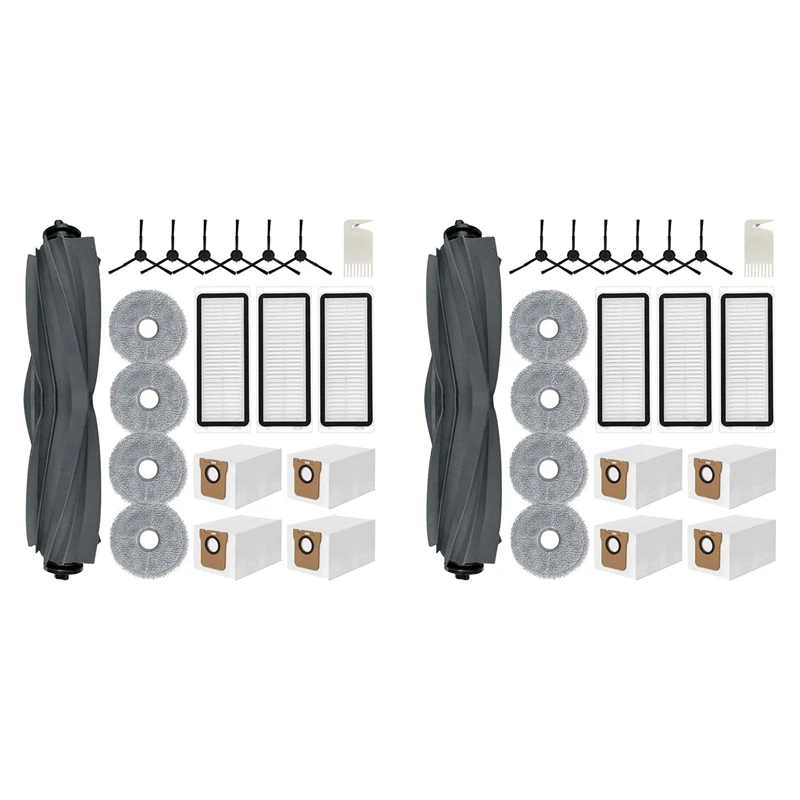 X17A 2025 NEW-2Set Accessories Kit For Dreame L20 Ultra Replacement Parts Main Side Brush Hepa Filters Mop Cloth Dust Bags
X17A 2025 NEW-2Set Accessories Kit For Dreame L20 Ultra Replacement Parts Main Side Brush Hepa Filters Mop Cloth Dust Bags