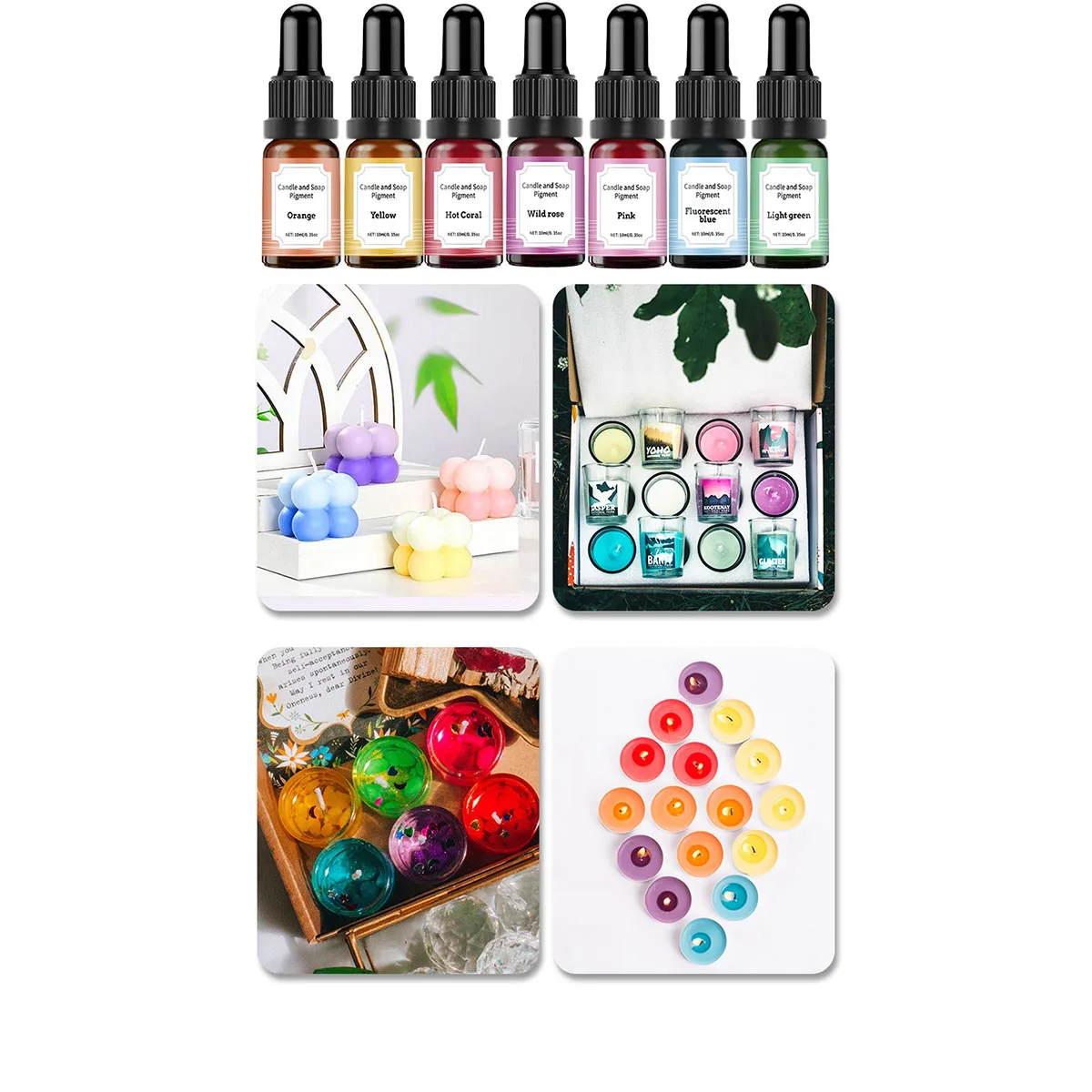 1 Set 10ml*3color Candle Dyes Liquid Pigment Essence DIY Candle Soap Colorant Handmade Crafts Resin For Candle Craft Making
1 Set 10ml*3color Candle Dyes Liquid Pigment Essence DIY Candle Soap Colorant Handmade Crafts Resin For Candle Craft Making