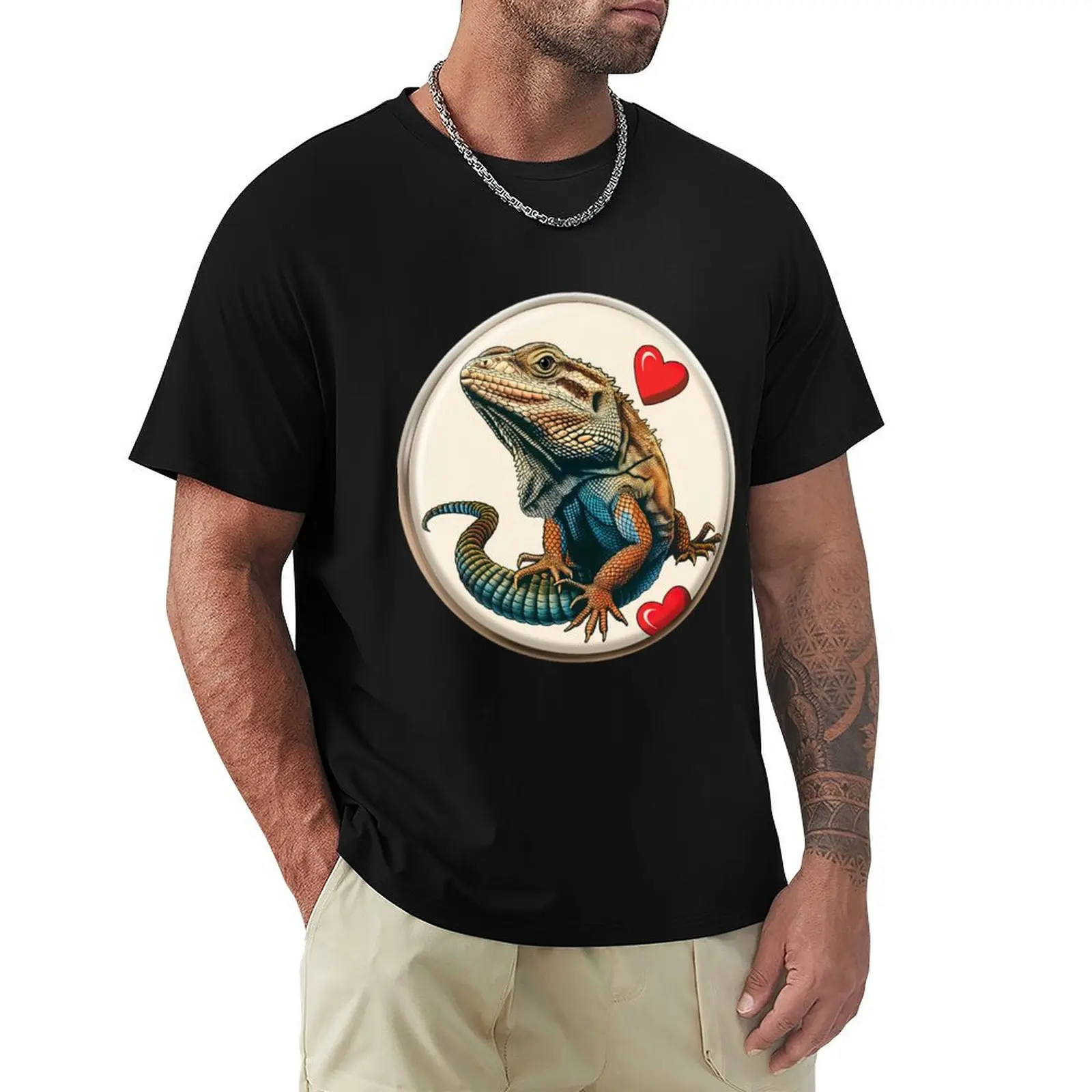 Iguana Love T-Shirt Long Lasting Casual T-Shirt
Iguana Love T-Shirt Long Lasting Casual T-Shirt