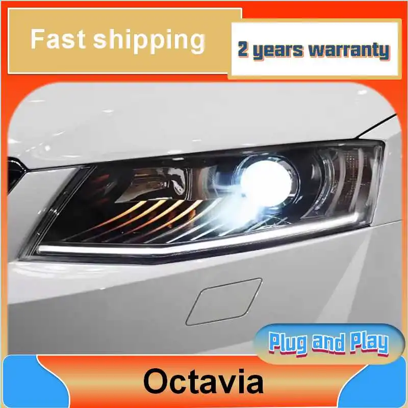 Автомобильный Стайлинг для Skoda Octavia фары 2014-2017 Новинка Octavia фары DRL сигнал поворота Ближний Дальний свет проекционный объектив
Автомобильный Стайлинг для Skoda Octavia фары 2014-2017 Новинка Octavia фары DRL сигнал поворота Ближний Дальний свет проекционный объектив