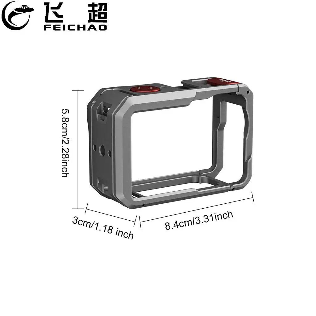 Металлический защитный каркас для камеры DJI Osmo Action 6, алюминиевый сплав, быстросъемная рамка, защитный кейс, аксессуары для крепления камеры
Металлический защитный каркас для камеры DJI Osmo Action 6, алюминиевый сплав, быстросъемная рамка, защитный кейс, аксессуары для крепления камеры