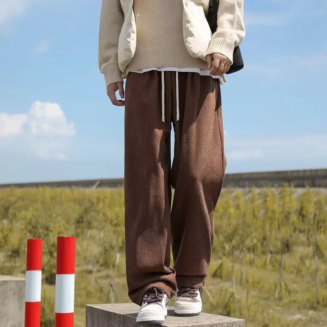 Corduroy Pants Men's Spring Autumn Japanese Retro Draped Casual Loose Trendy Versatile Straight Trousers
Corduroy Pants Men's Spring Autumn Japanese Retro Draped Casual Loose Trendy Versatile Straight Trousers