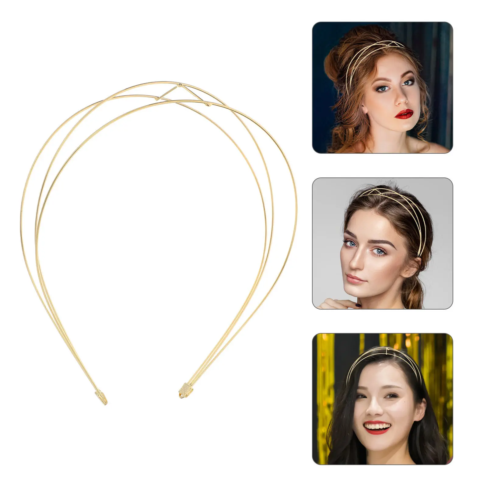 Multi Layers Gold Headband Vintage Elegant Bridal Headpiece Non Slip Metal Hairband Wedding Hairband Multi Layer Headband
Multi Layers Gold Headband Vintage Elegant Bridal Headpiece Non Slip Metal Hairband Wedding Hairband Multi Layer Headband