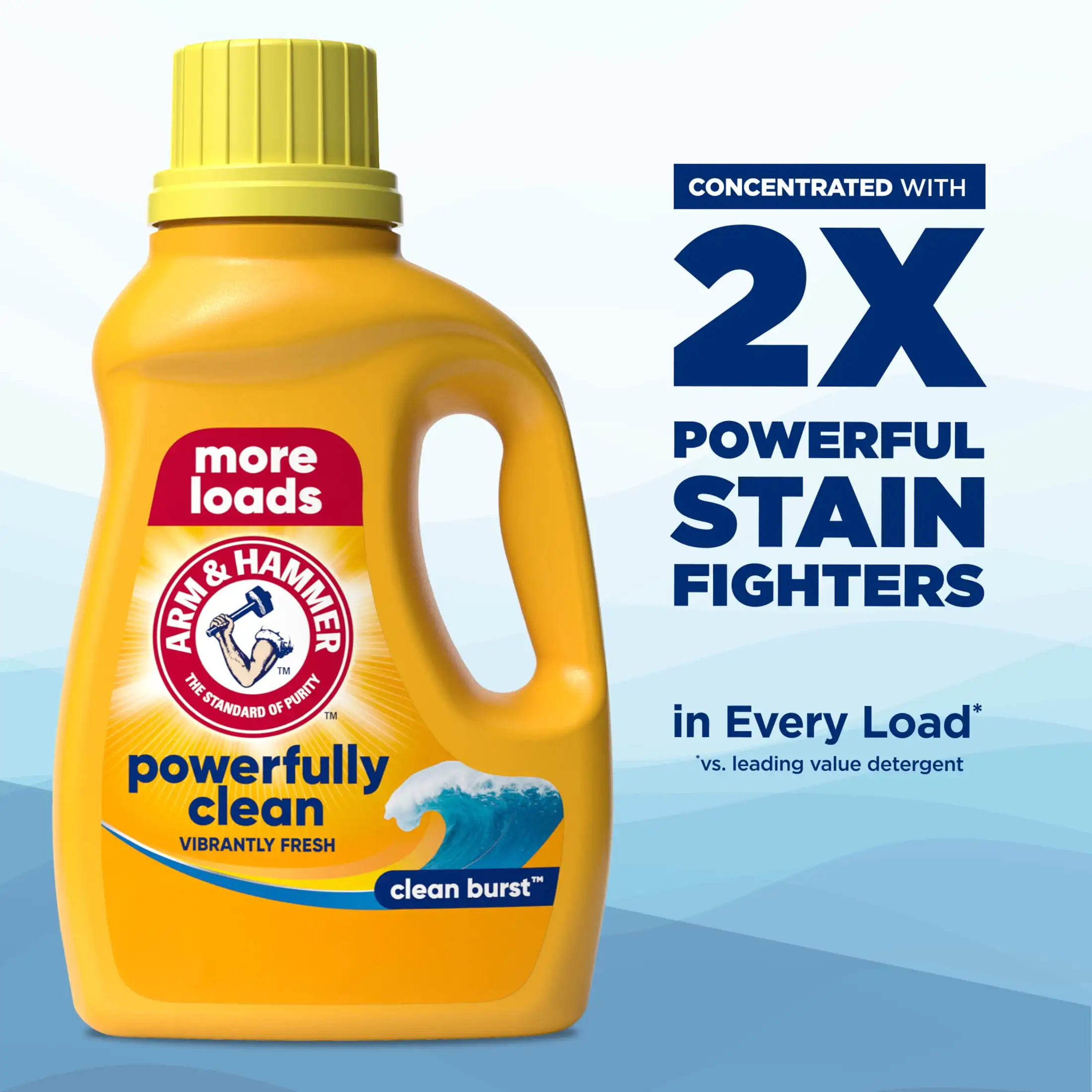 ICUTE-ARM & HAMMER Clean Burst Liquid Laundry Detergent, 110 Loads, 110 fl oz
ICUTE-ARM & HAMMER Clean Burst Liquid Laundry Detergent, 110 Loads, 110 fl oz