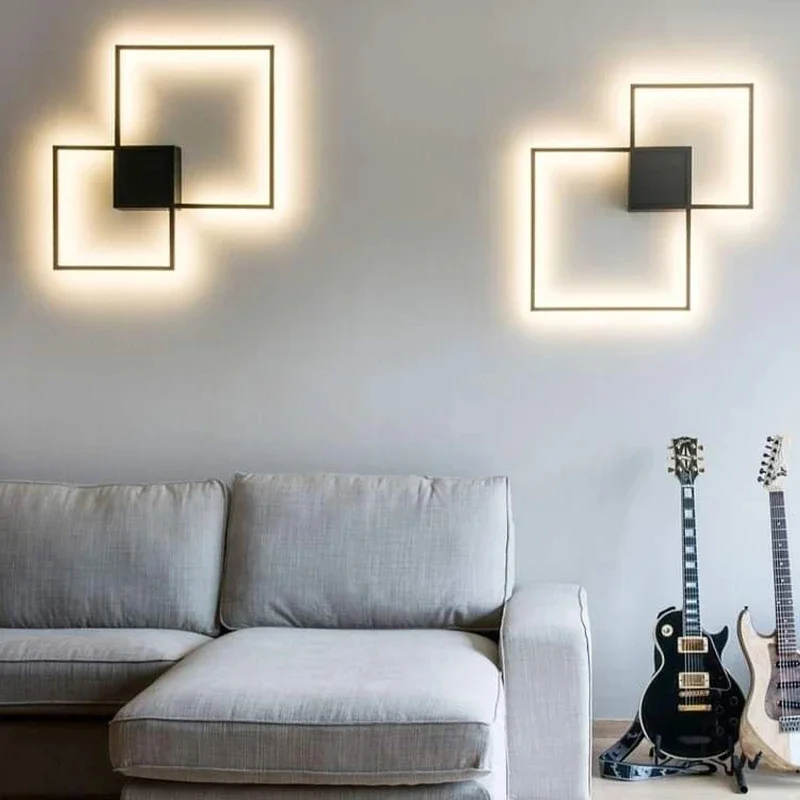 Minimalist Wall Lamp Dimmable Black White Square Sconces LED Metal Foyer Wall Mounted Lighting Indoor Home Decoration 110v 240v
Minimalist Wall Lamp Dimmable Black White Square Sconces LED Metal Foyer Wall Mounted Lighting Indoor Home Decoration 110v 240v