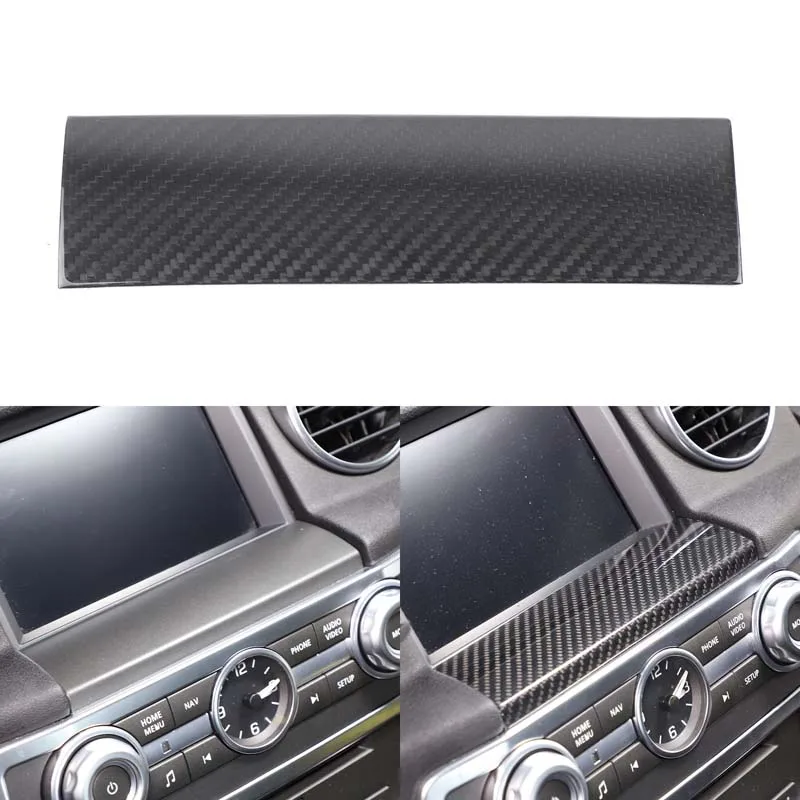 Настоящее углеродное волокно, центральная консоль автомобиля, навигационный экран, рамка, накладка для Land Rover Discovery 4 2010-2016, аксессуары
Настоящее углеродное волокно, центральная консоль автомобиля, навигационный экран, рамка, накладка для Land Rover Discovery 4 2010-2016, аксессуары