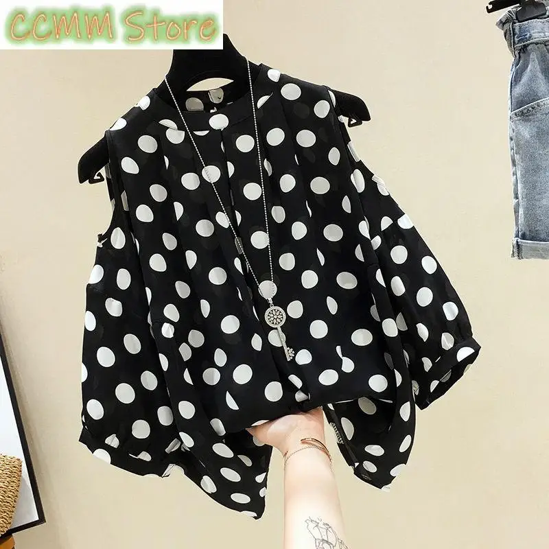 Fashion Printed Off Shoulder Hollow Out Blouse Women's Clothing Spring New Oversized Casual Pullovers All-match Shirt
Fashion Printed Off Shoulder Hollow Out Blouse Women's Clothing Spring New Oversized Casual Pullovers All-match Shirt