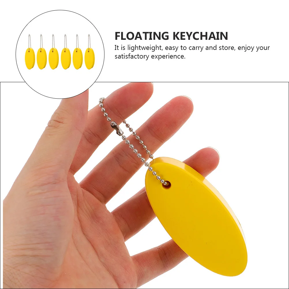 6pcs Pu Floating Key Chain Oval Key Pendant Buoy Style For Water Sports Fishing Boating Swimming Sailing Surfing Light Weight
6pcs Pu Floating Key Chain Oval Key Pendant Buoy Style For Water Sports Fishing Boating Swimming Sailing Surfing Light Weight