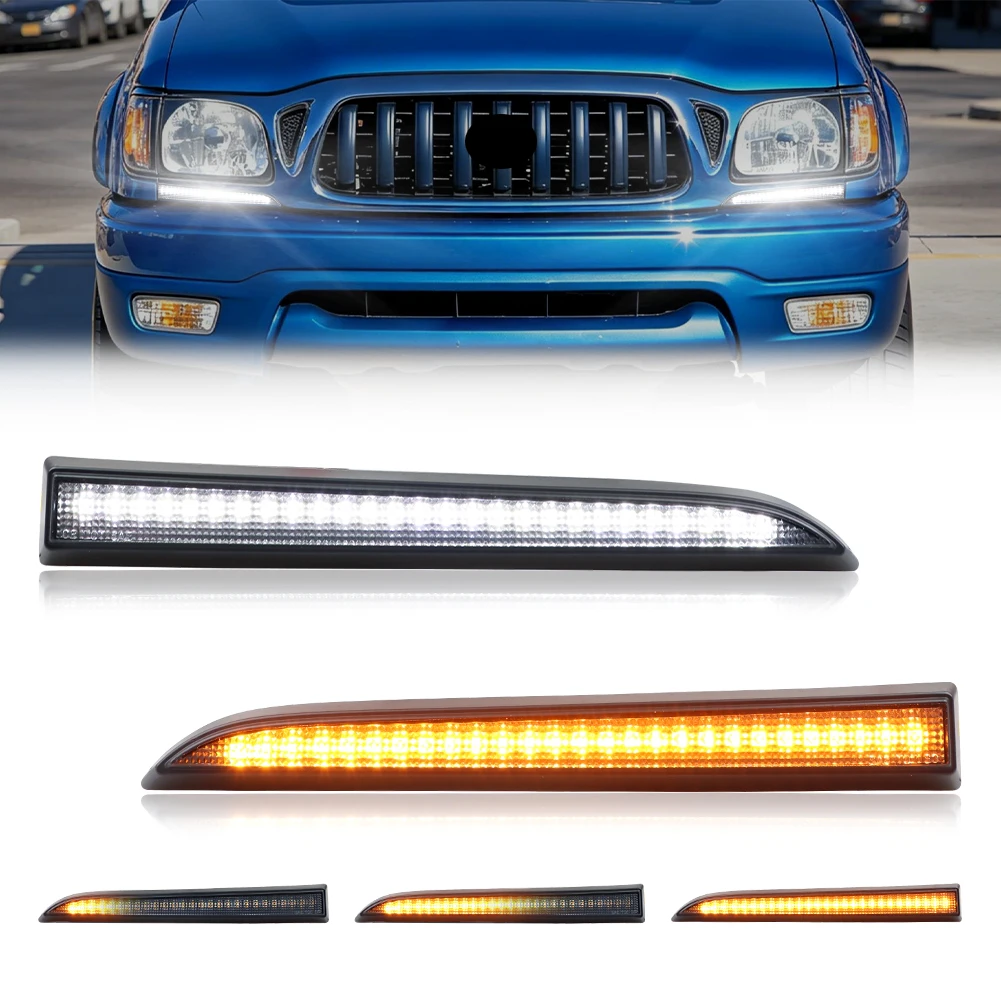2Pcs For 2001 2002 2003 2004 Toyota Tacoma Front Bumper Driving DRL Light Parking Light Turn Signal Light Side Marker Light LED
2Pcs For 2001 2002 2003 2004 Toyota Tacoma Front Bumper Driving DRL Light Parking Light Turn Signal Light Side Marker Light LED