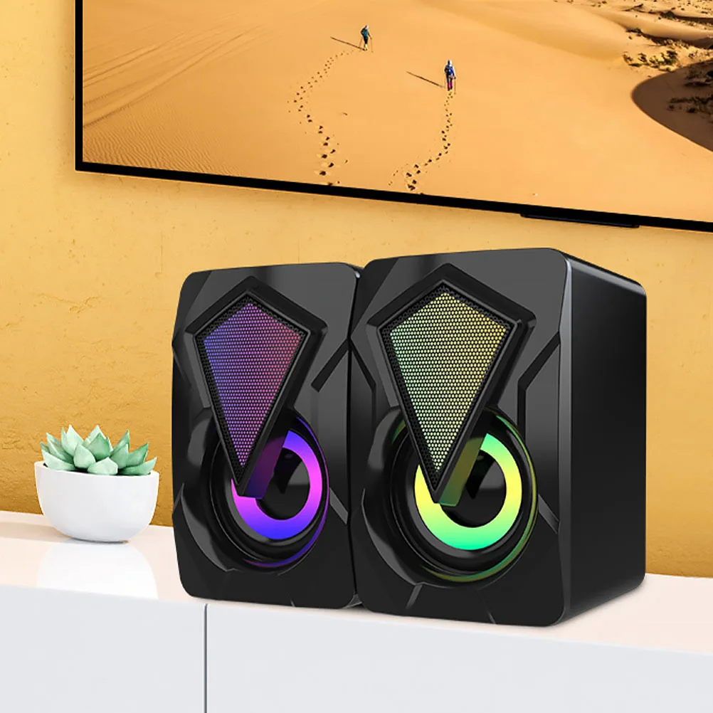 1Pair Computer Speakers USB High Volume Sound Compact Design for Office Home Music Portable Multi-Purpose Loudspeaker Box
1Pair Computer Speakers USB High Volume Sound Compact Design for Office Home Music Portable Multi-Purpose Loudspeaker Box