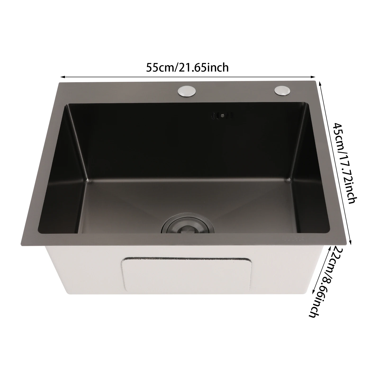 Черная кухонная мойка с одной чашей 55 х 45 см, кухонная мойка из нержавеющей стали 304, набор раковин для десертных магазинов, кафе, баров, ресторанов
Черная кухонная мойка с одной чашей 55 х 45 см, кухонная мойка из нержавеющей стали 304, набор раковин для десертных магазинов, кафе, баров, ресторанов