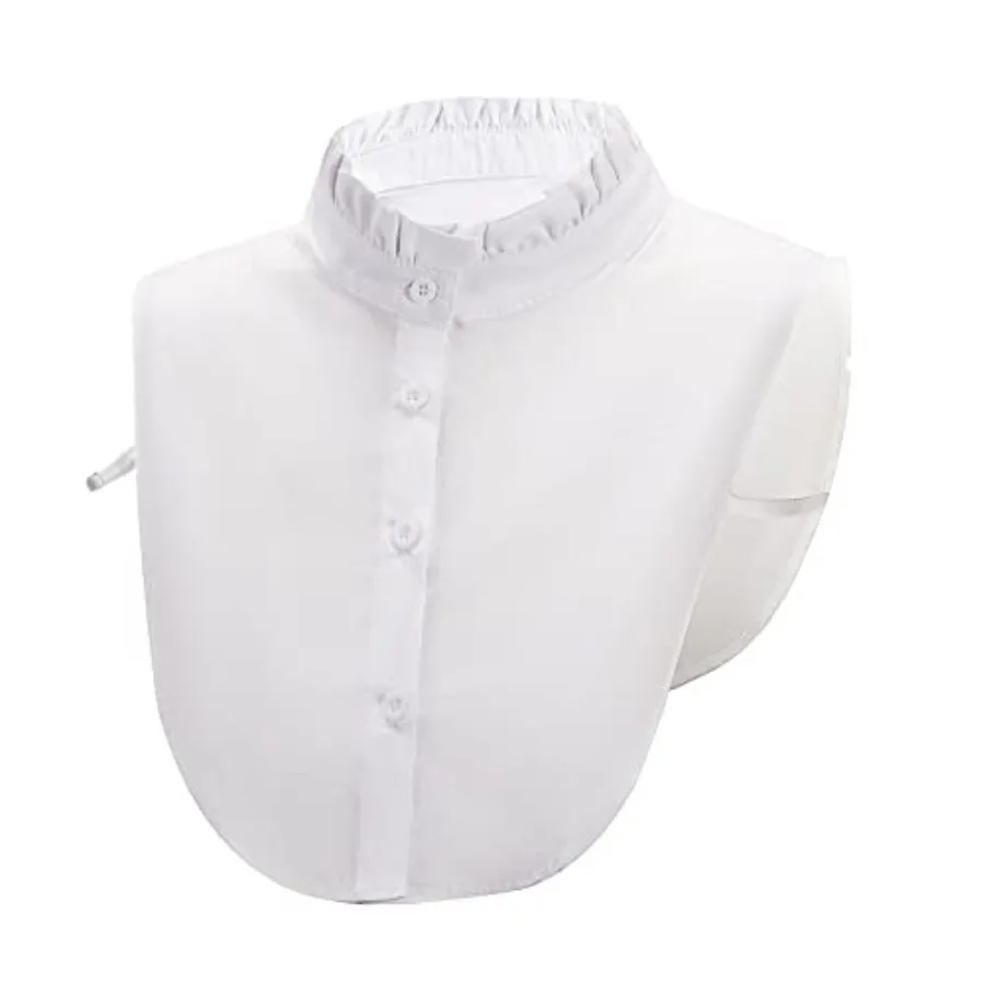 Joyci Simple Ruffles Fake Collar Detachable Dickey Collar Clothes Accessory White
Joyci Simple Ruffles Fake Collar Detachable Dickey Collar Clothes Accessory White