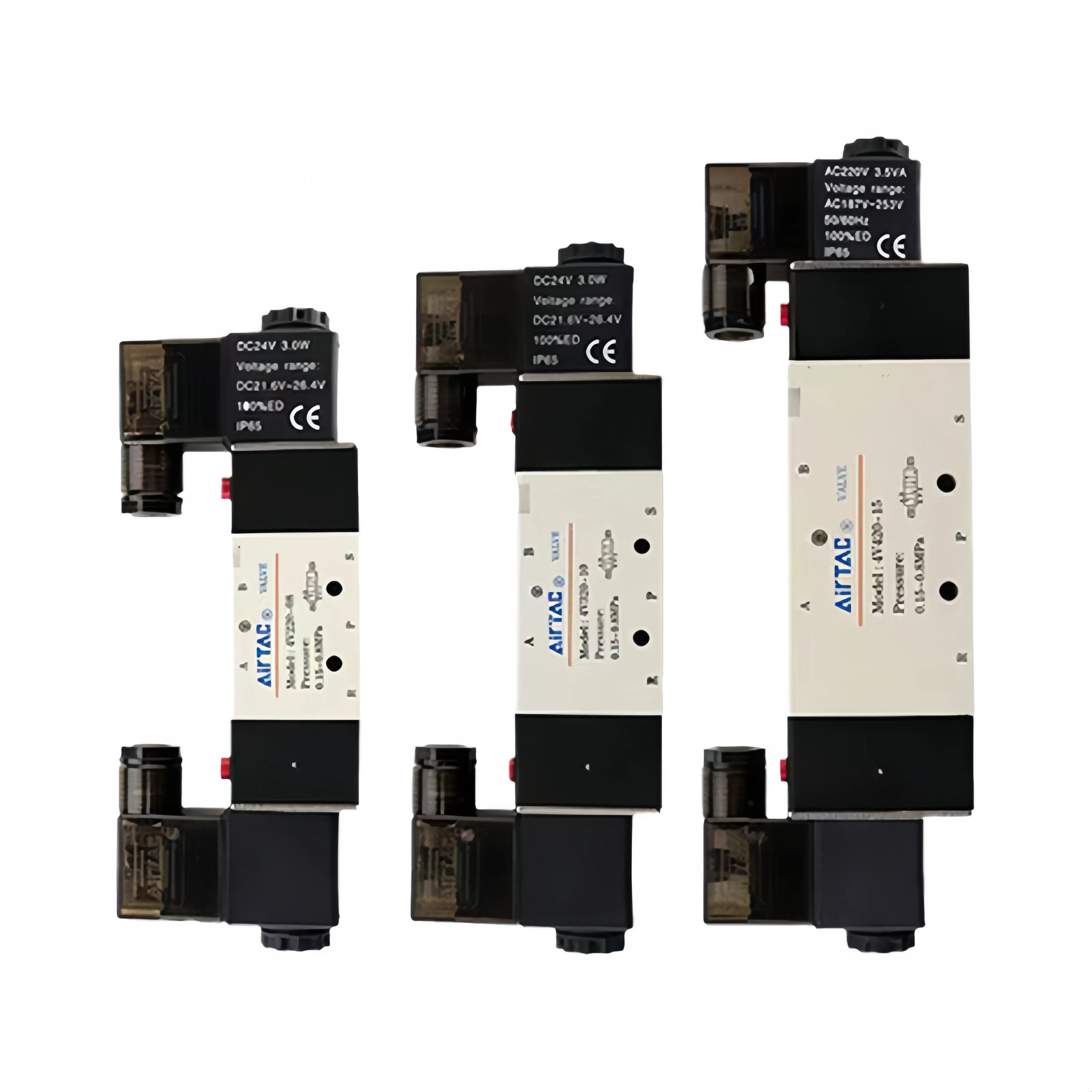 AirTAC 4V230C-06 08 4V230E-06 08 Solenoid Valve Air Valve 5 Port 3 Position Way Reversing Valve AC110V 220V 24V DC12V 24V
AirTAC 4V230C-06 08 4V230E-06 08 Solenoid Valve Air Valve 5 Port 3 Position Way Reversing Valve AC110V 220V 24V DC12V 24V
