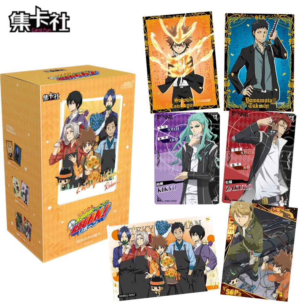 Official Reborn Shining Light Collection Cards Tsunayoshi Sawada Hibari Kyoya Holo Anime Collection Card Gift Toys
Official Reborn Shining Light Collection Cards Tsunayoshi Sawada Hibari Kyoya Holo Anime Collection Card Gift Toys