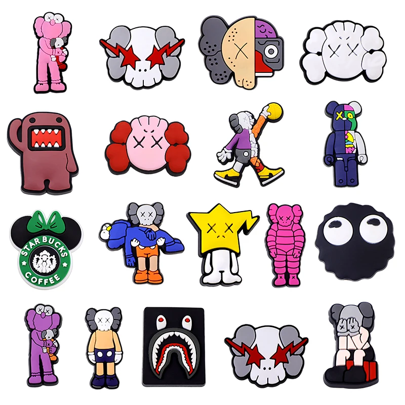 9-50PCS Hot New Cartoon Streetwise Smash Bear Shoe Charms PVC Decoration high-quality model Detachable Waterproof For Party Gift
9-50PCS Hot New Cartoon Streetwise Smash Bear Shoe Charms PVC Decoration high-quality model Detachable Waterproof For Party Gift