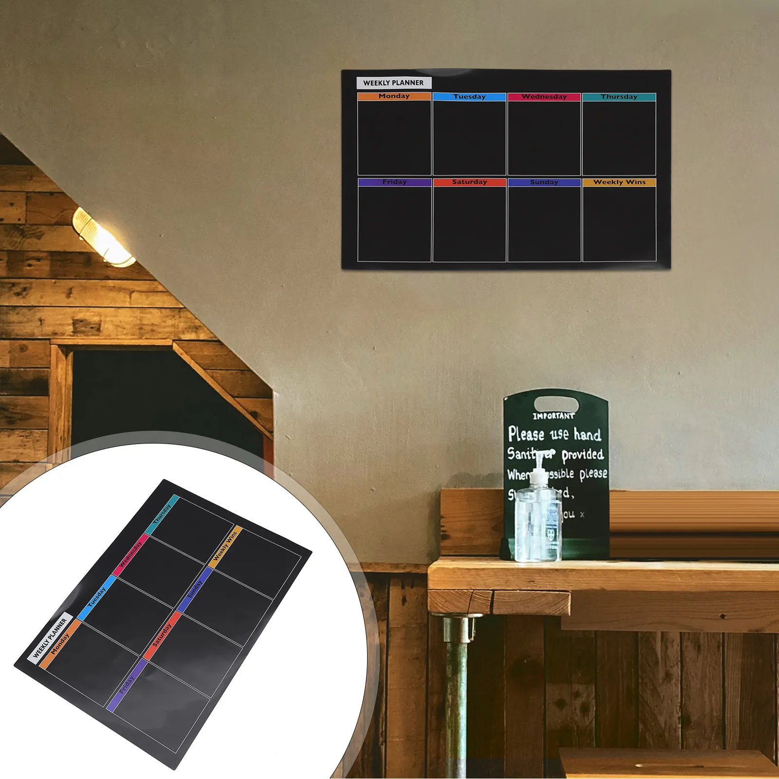 Магнитная доска для еженедельного планирования, сухостираемая, для холодильника и гладких поверхностей, идеально подходит для списков дел и заметок
Магнитная доска для еженедельного планирования, сухостираемая, для холодильника и гладких поверхностей, идеально подходит для списков дел и заметок