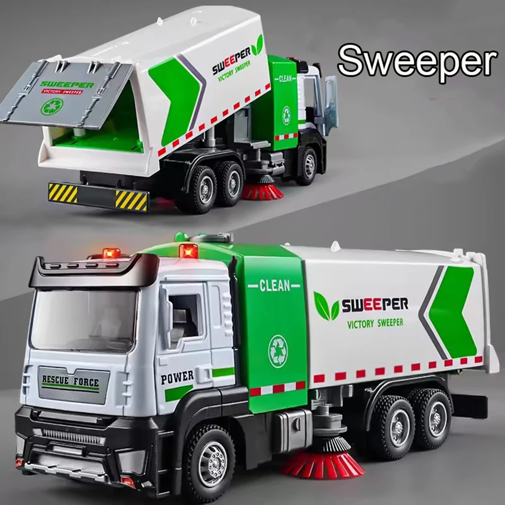 1:32 Urban Sweeping Trucks Toys Models Cars Doors Opened Pull Back Anti Haze Truck Miniature Sanitation Vehicles for Child Gifts
1:32 Urban Sweeping Trucks Toys Models Cars Doors Opened Pull Back Anti Haze Truck Miniature Sanitation Vehicles for Child Gifts