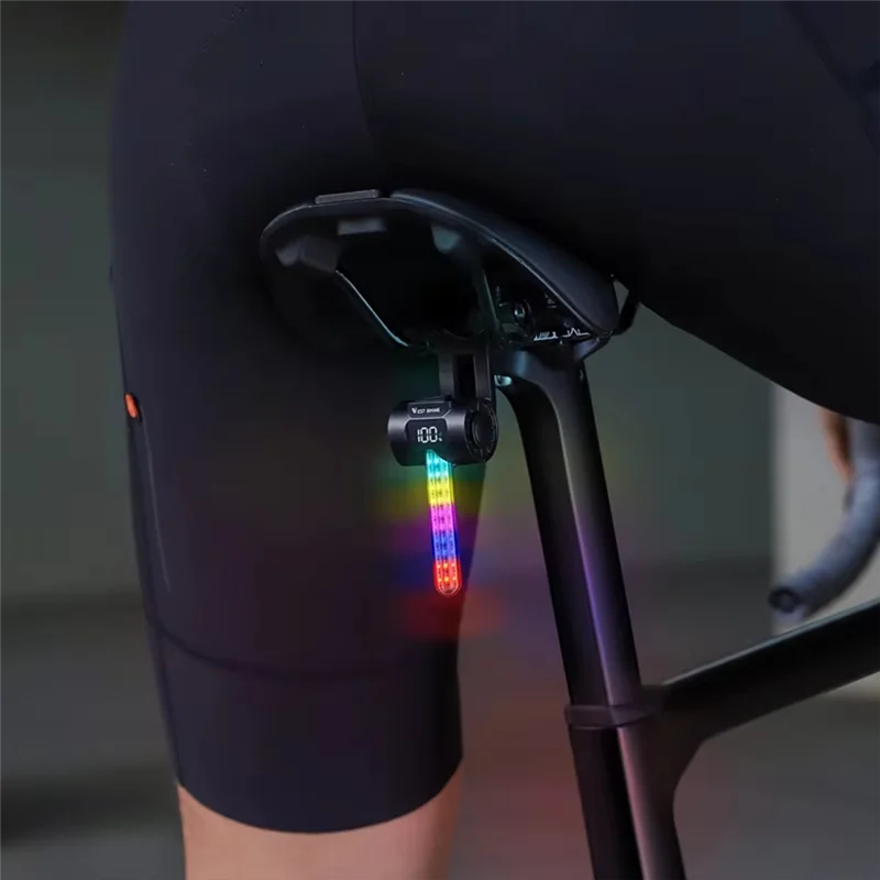 ABLB-WEST BIKING Bike Rear Light With Intelligent Sensing, Power Display, And Navigation - LED, Type-C Charging For MTB
ABLB-WEST BIKING Bike Rear Light With Intelligent Sensing, Power Display, And Navigation - LED, Type-C Charging For MTB