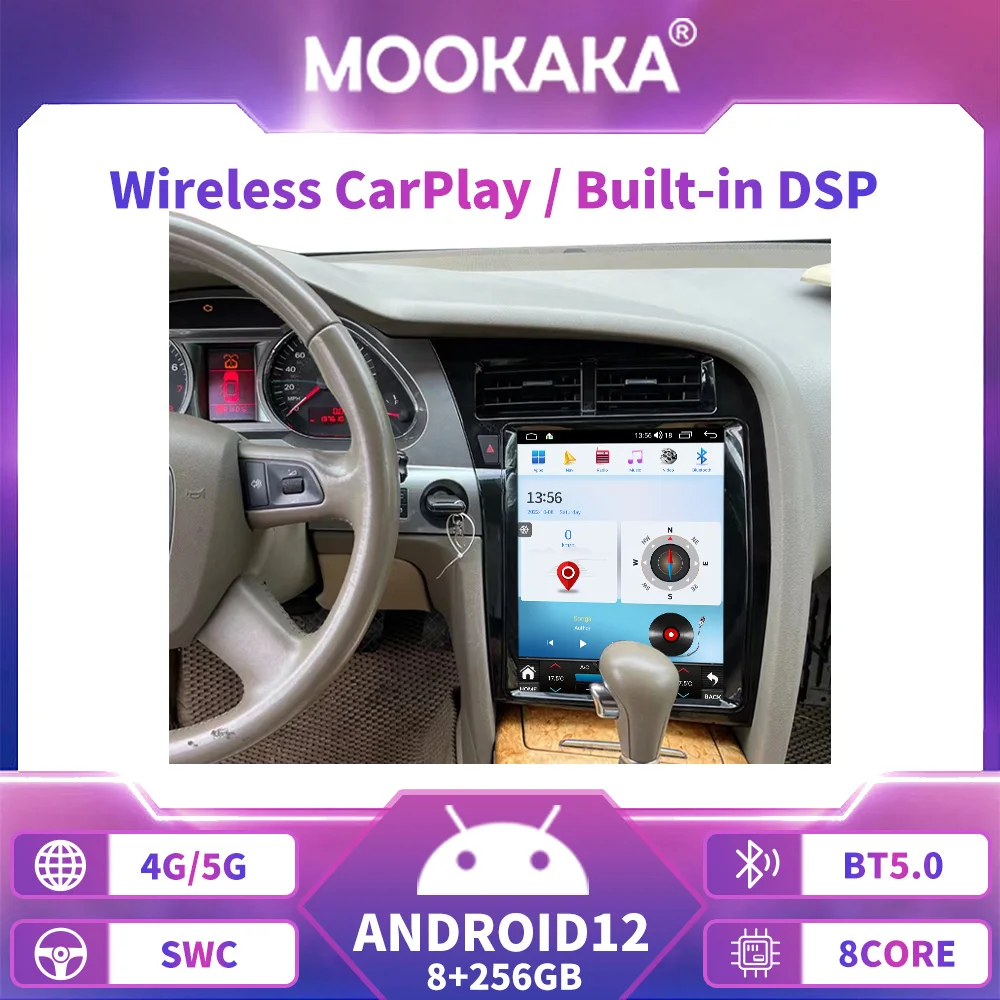 12,3-дюймовый IPS-экран Android 12 4G для Audi A6 A6L A7 2012-2019, автомобильные аксессуары, монитор Carplay, мультимедийный авторадиоплеер
12,3-дюймовый IPS-экран Android 12 4G для Audi A6 A6L A7 2012-2019, автомобильные аксессуары, монитор Carplay, мультимедийный авторадиоплеер